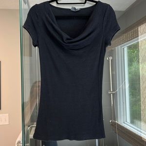 Michael Stars black cowl tee